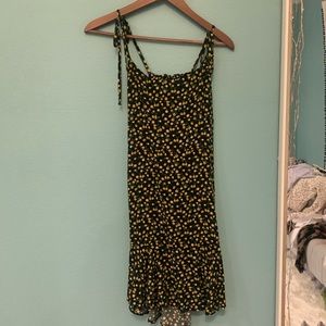 Lemon Print Target Dress